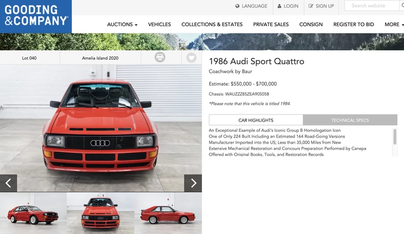 Audi Sport quattro