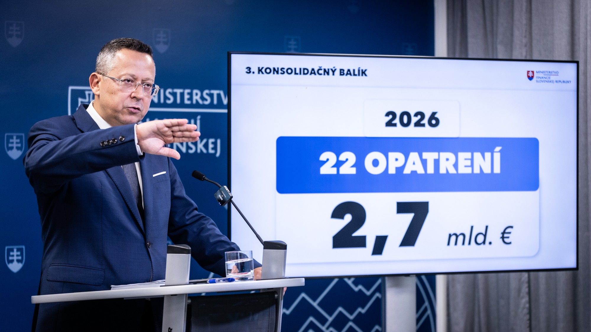 Ladislav Kamenický predstavuje 3.konsolidačný balíček 9.9.2025