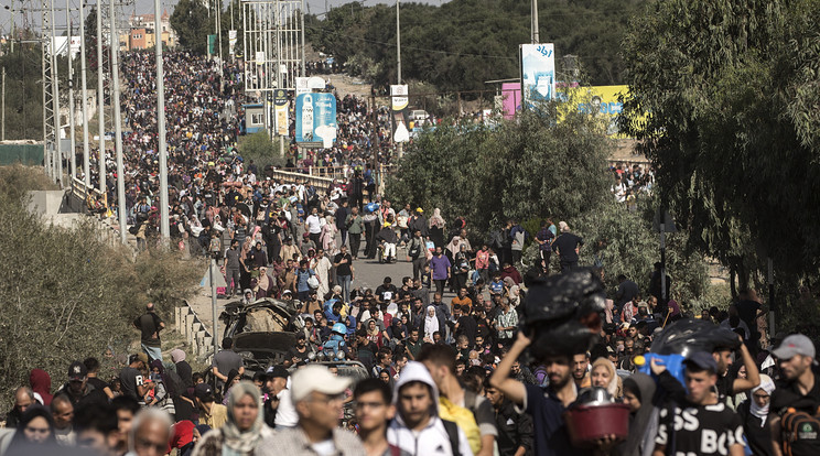 Nem tudni, hányan élnek még a Hamasz túszi közül /fotó: MTI/EPA/Haiszam Imad
