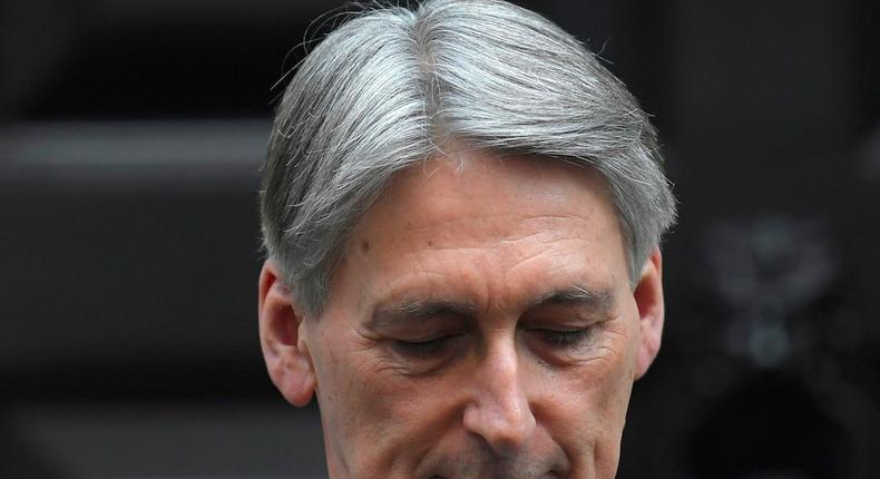 Britain's Chancellor of the Exchequer Philip Hammond leaves Downing Street in London, Britain, March 15, 2017. REUTERS/Toby Melville