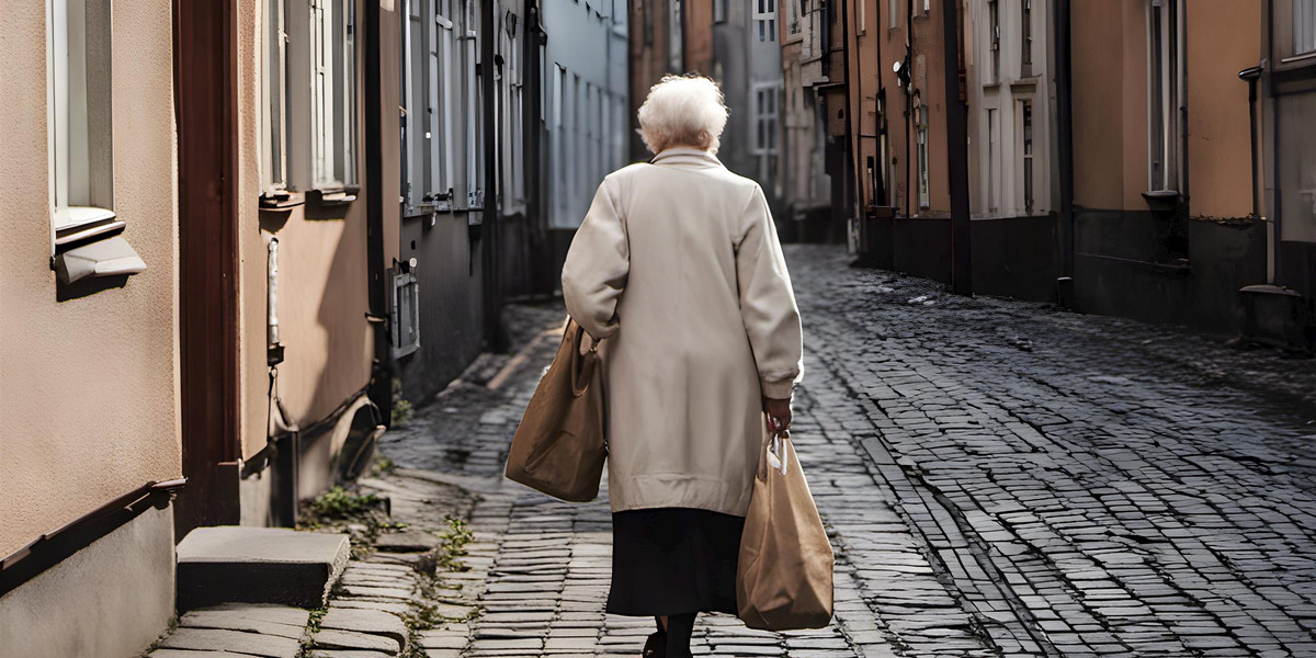 79-letnia mieszkanka Gdańska zapakowała do siatki 300 tys. zł i zrobiła coś niebywałego (zdjęcie ilustracyjne). 