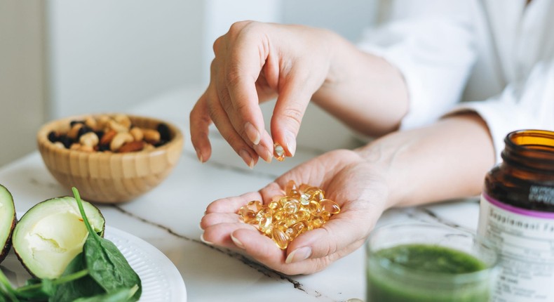 Pills can be a helpful addition to getting all your vitamins and minerals but they're not a replacement for food.Galina Zhigalova / EyeEm / Getty Images