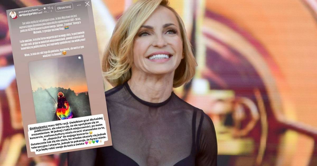 Ania Wyszkoni odsłania kulisy koncertu. Jej tęczowa flaga wywołała skandal