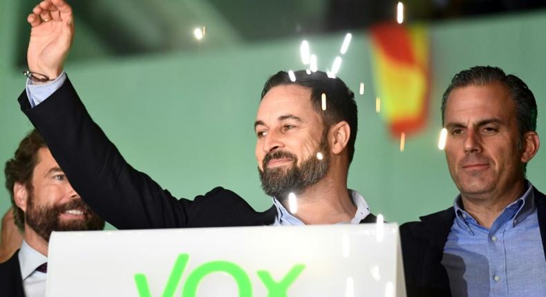 Vox leader Santiago Abascal won many votes for his implacable opposition to the Catalan separatist crisis