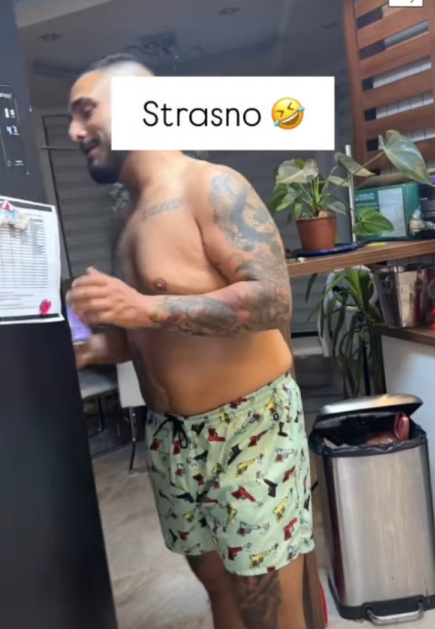 Darko Lazić jede usred noći