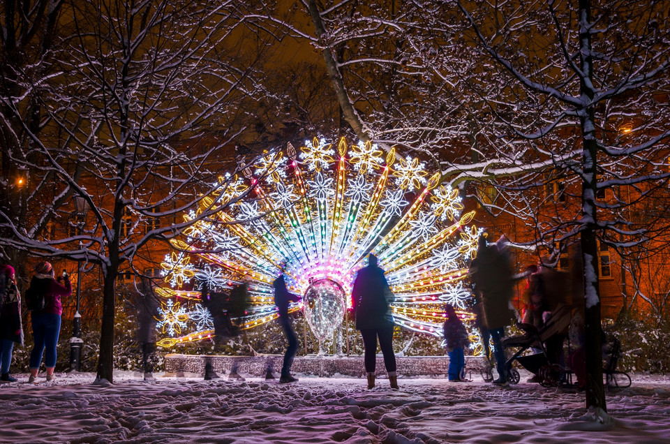 Iluminacje Multidekor Park Miliona Świateł Łódź