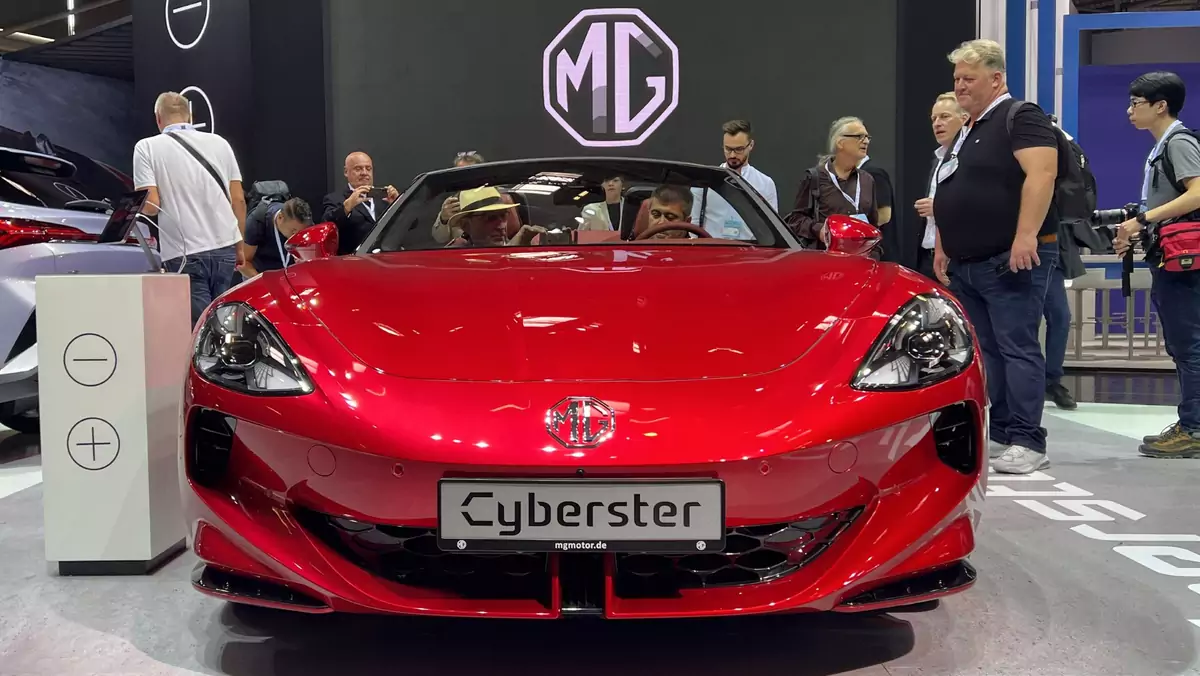 MG Cyberster na salonie IAA Mobility 2023 w Monachium