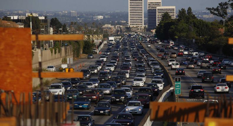There's practically a whole dialect to describe LA's notorious traffic.