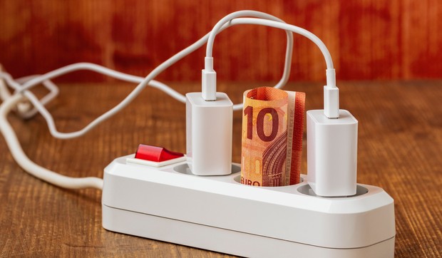 Produžni kabl, ušteda struje, ilustracija