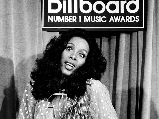 Grudzień 1979 – Donna Summer z nagrodą 'Billboardu'