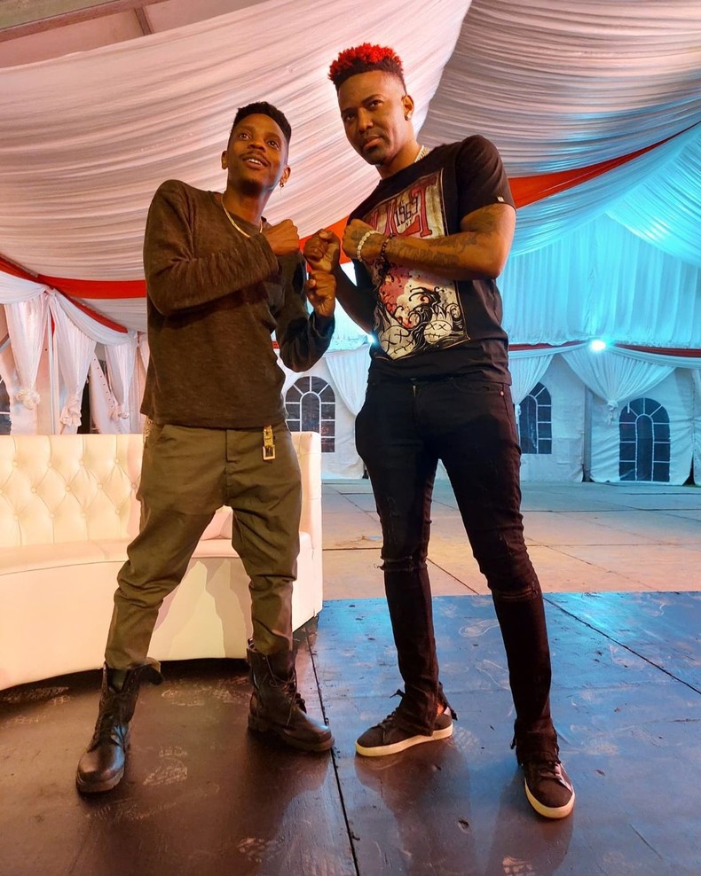 Eric Omondi and Konshens 