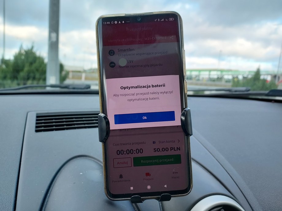 Rządowa aplikacja nie zadziałała w momencie, gdy chcieliśmy opłacić przejazd.