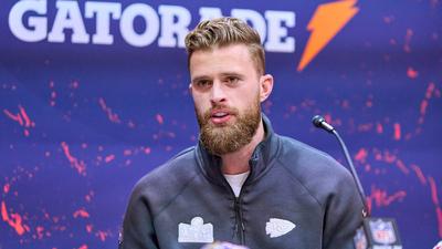 Kansas City Chiefs kicker Harrison Butker told the 2024 graduating class at Benedictine College that women should aspire to be homemakers.Robin Alam/ISI Photos/Getty Images