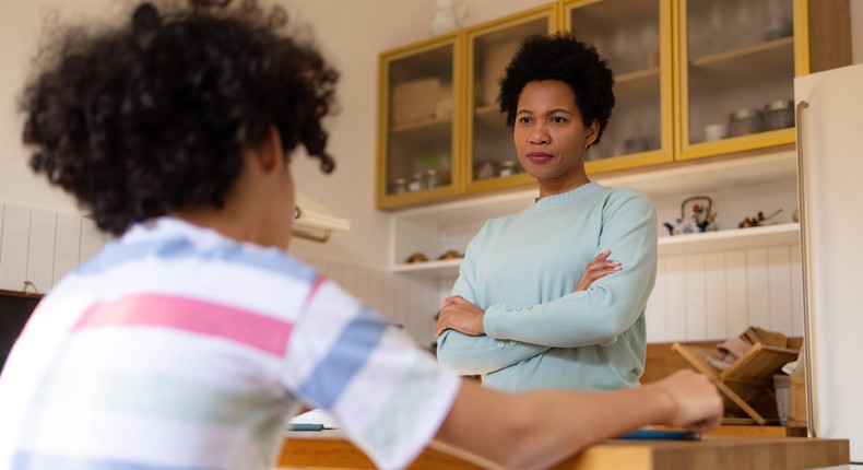 The author (not pictured) was horrified to learn her son called a girl ugly.Ivan Pantic/Getty Images