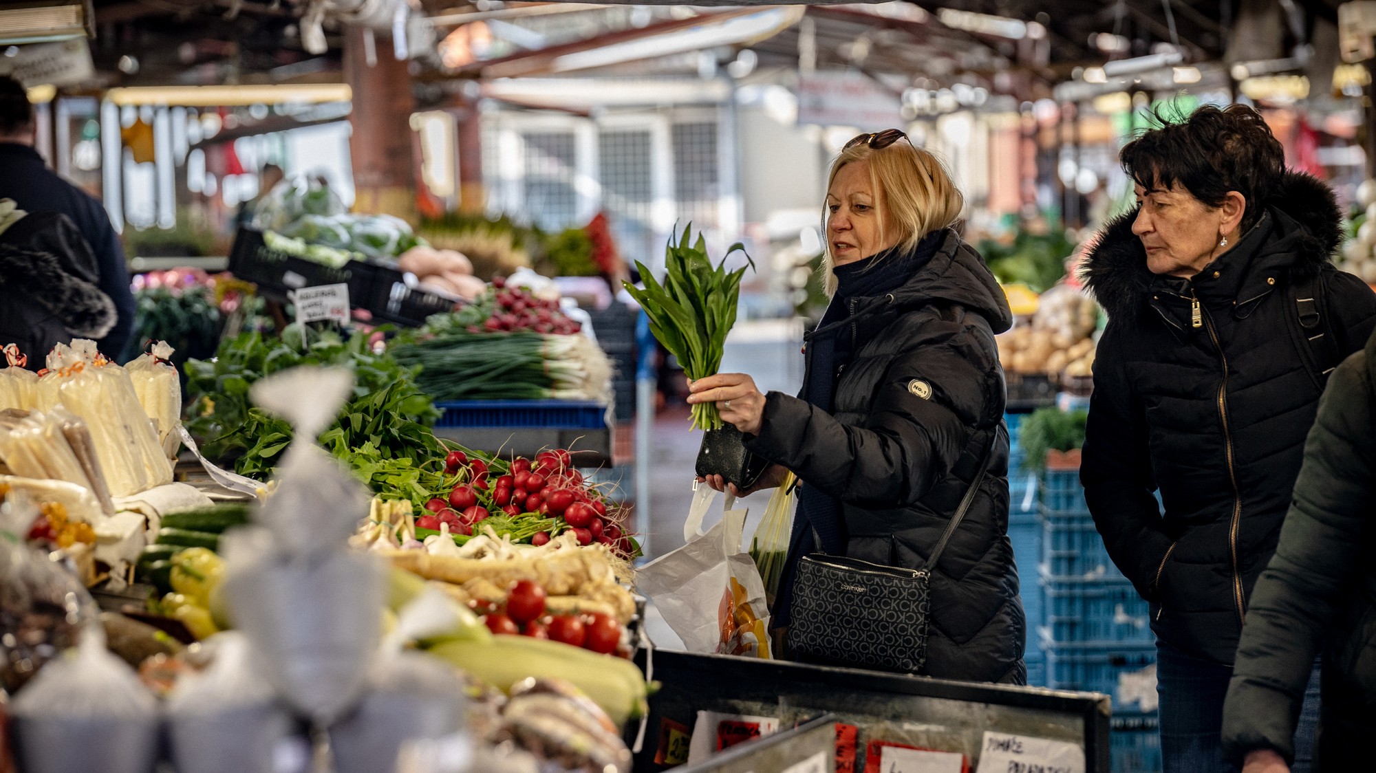 Trhovisko Miletičova pred Veľkou nocou