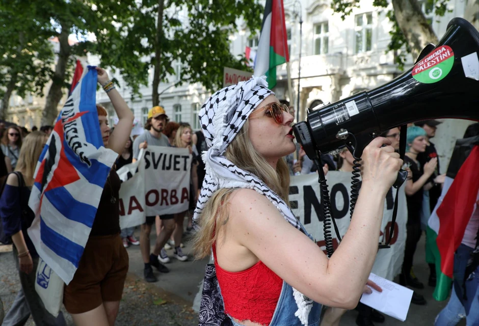 Zagrebu protest Marš za Palestinu