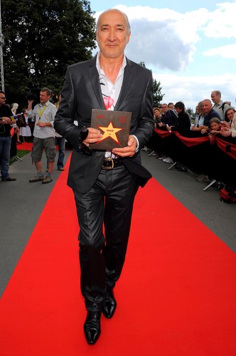 Marek Jackowski podczas odsłonięcia gwiazdy Maanamu