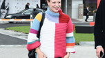 Magdalena Boczarska z dziwnym swetrze na festiwalu w Gdyni