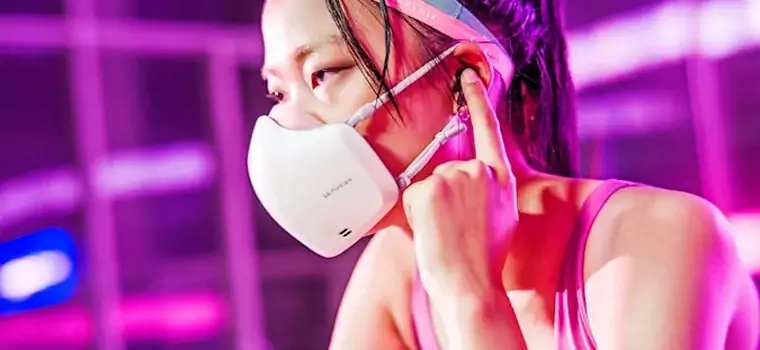 Oczyszczacz LG PuriCare w nowej wersji. Mikrofon oraz głośnik wbudowane w maskę