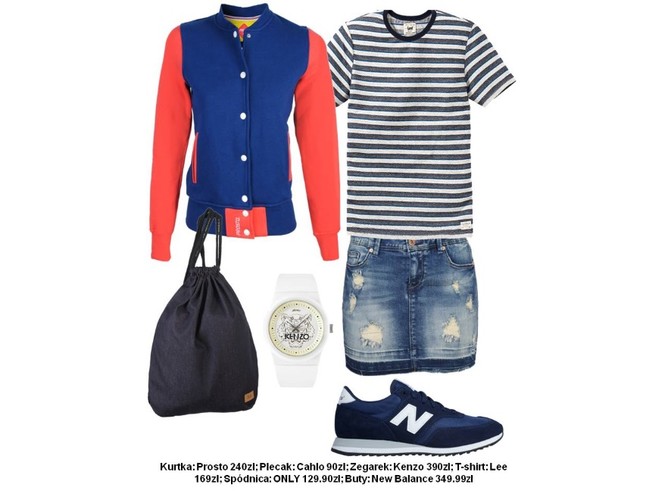 STYLIZACJE z kurtką bejsbolówką