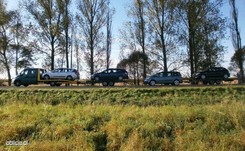 Przerobił fiata na... lokomotywę. Jechał z Danii i zaskoczył polską policję [Zobacz na zdjęciach, co załadował]