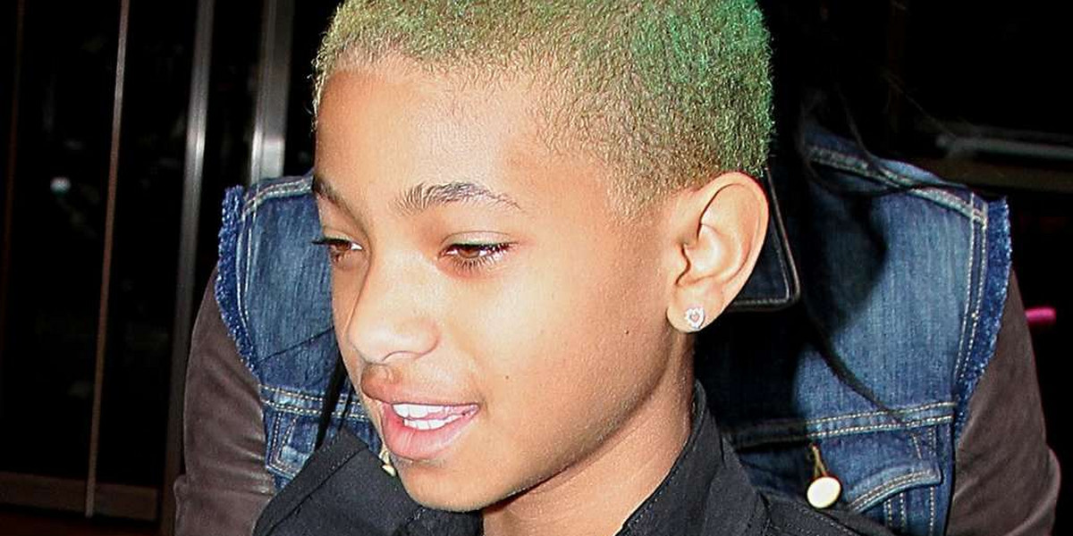 Zielone włosy Willow Smith