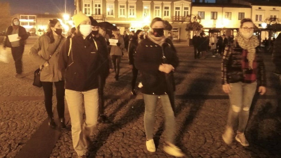 Skierniewice. Protest przeciw zaostrzeniu prawa aborcyjnego