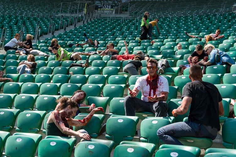 Bomba wybuchła na trybunach