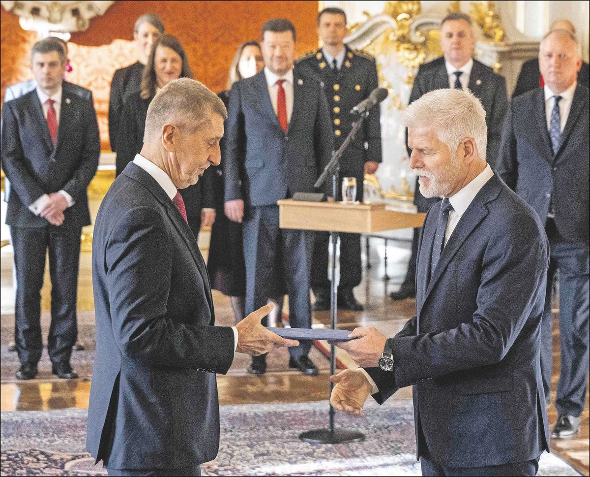 Andrej Babis i Petr Pavel