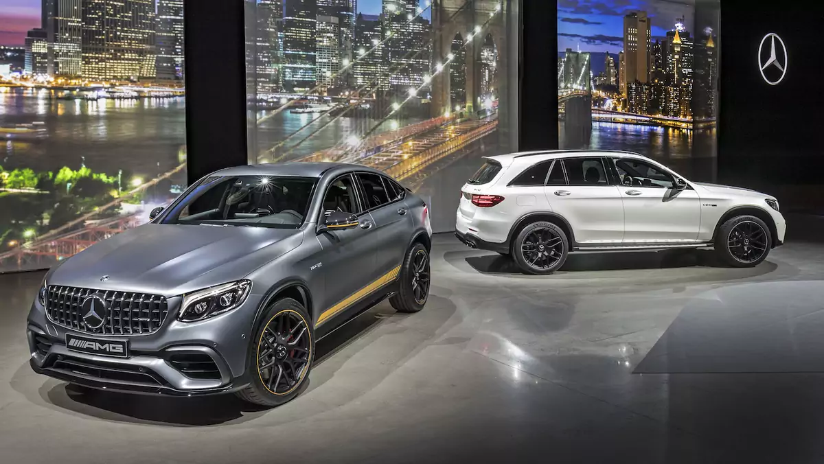 Mercedes-AMG GLC i GLC Coupé 63 4Matic+ - premiera w Nowym Jorku