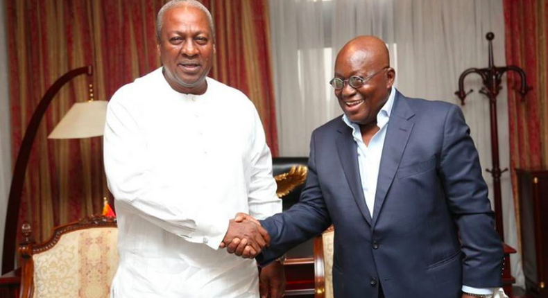 John Mahama and Akufo-Addo