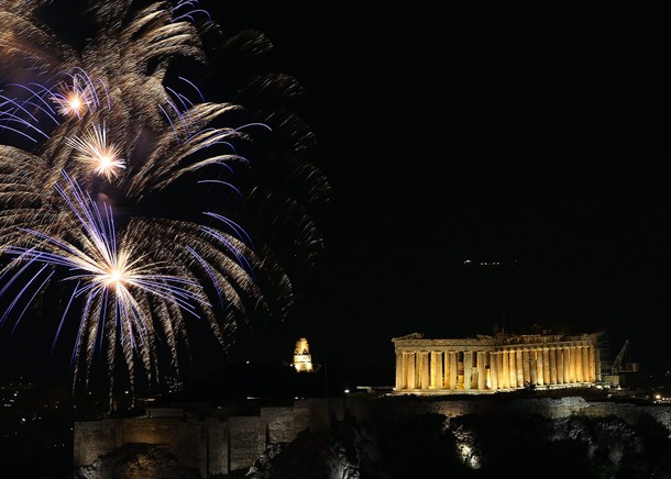 New Year celebrations in Athens