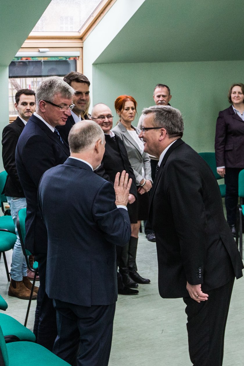 Prezydent Komorowski odwiedził Barkę