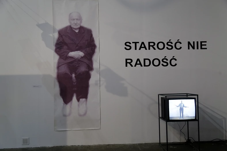 Wystawa "Historie o starości" w Galerii Arsenał Elektrownia w Białymstoku. 2019 r.
