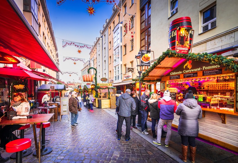 Dresden,,Germany,-,December,2016:,Traditional,Winter,Fair,At,The