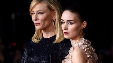 Cate Blanchett i Rooney Mara na londyńskim pokazie filmu "Carol"