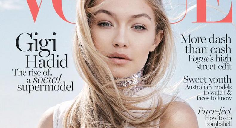 Gigi Hadid covers Vogue Australia June 2015 issue