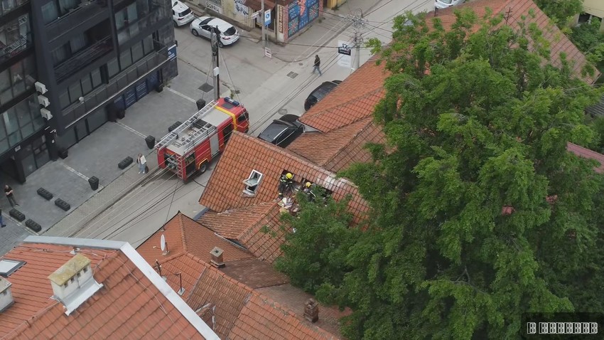 Izbio požar u samom centru Čačka, ubrzo je ugašen