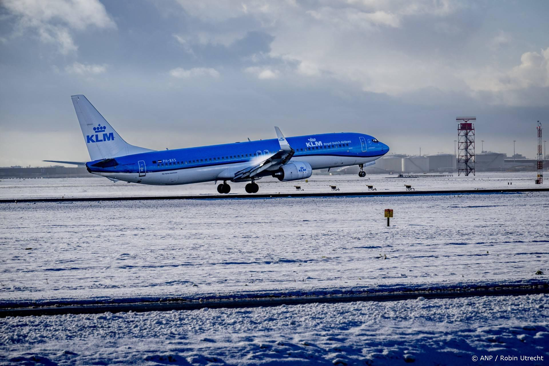 Na winterweer: KLM zet grotere vliegtuigen in voor extra passagiers