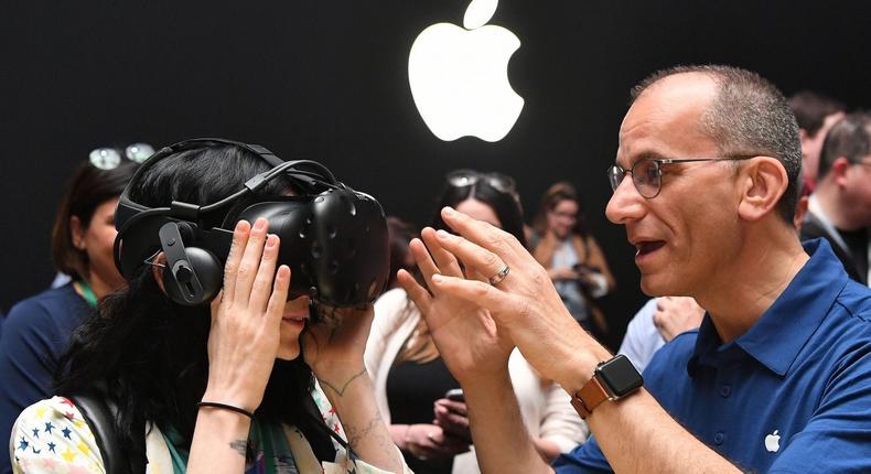 Apple is said to bei introducing the Reality Pro smart goggles later as soon as June. It'll make Apple a challenger in a market where competitors like Google and Microsoft have sputtered.JOSH EDELSON/AFP via Getty Images