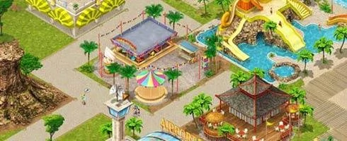 Screen z gry "Holiday World Tycoon".