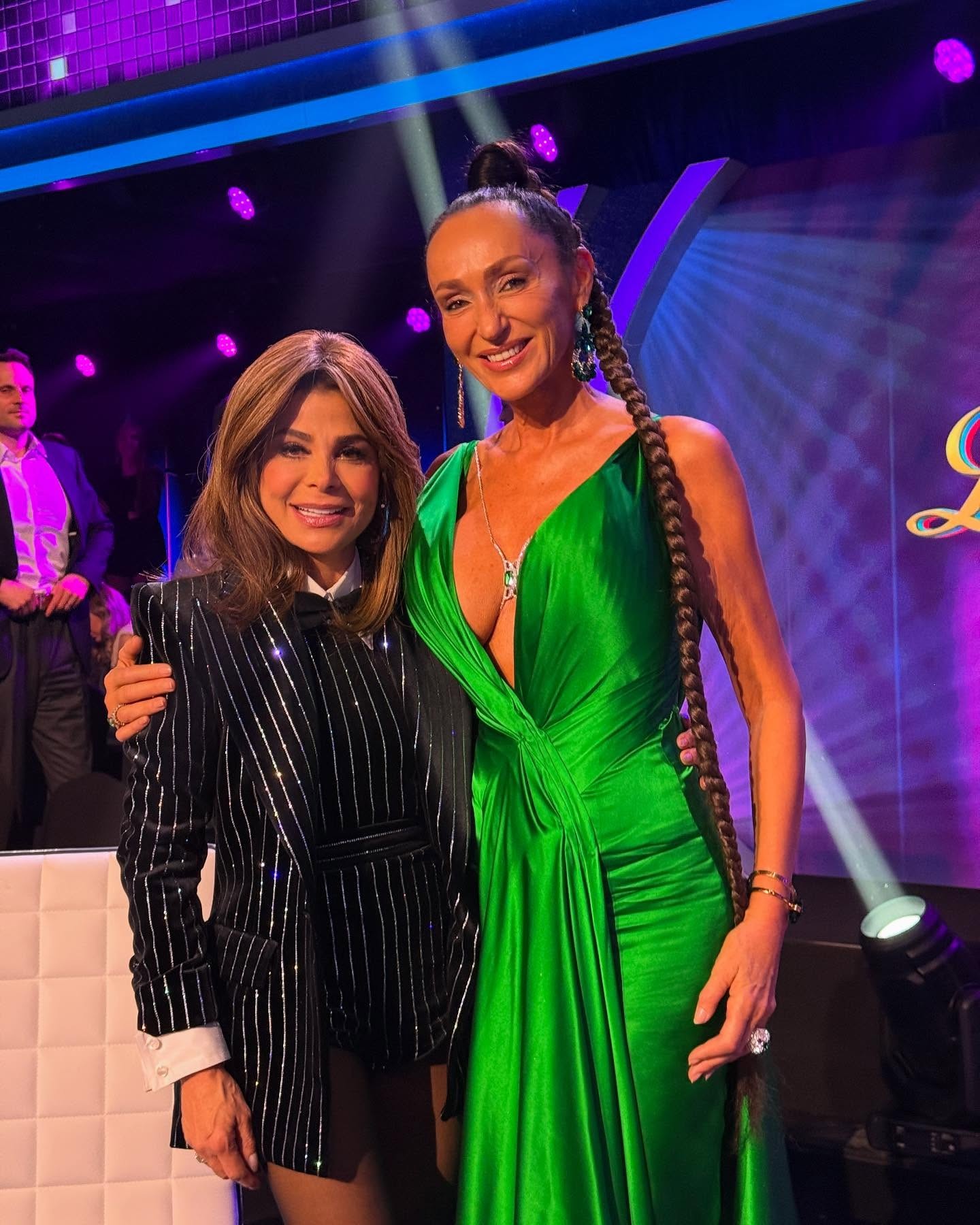 Sisa Sklovská a Paula Abdul počas Let’s Dance.