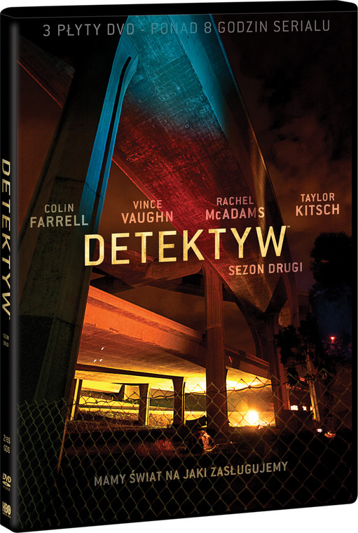 Drugi sezon serialu "Detektyw" - okładka DVD