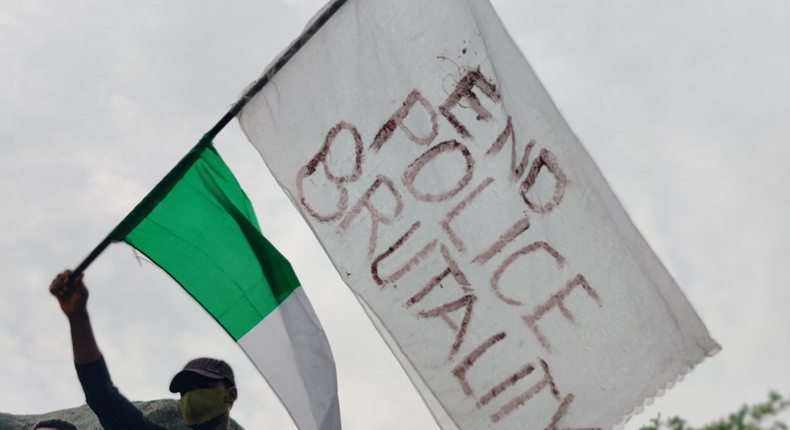 EndSARS protest in Surulere, Lagos