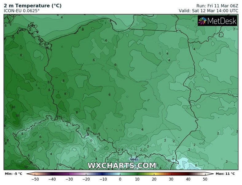 Temperatura będzie coraz wyższa