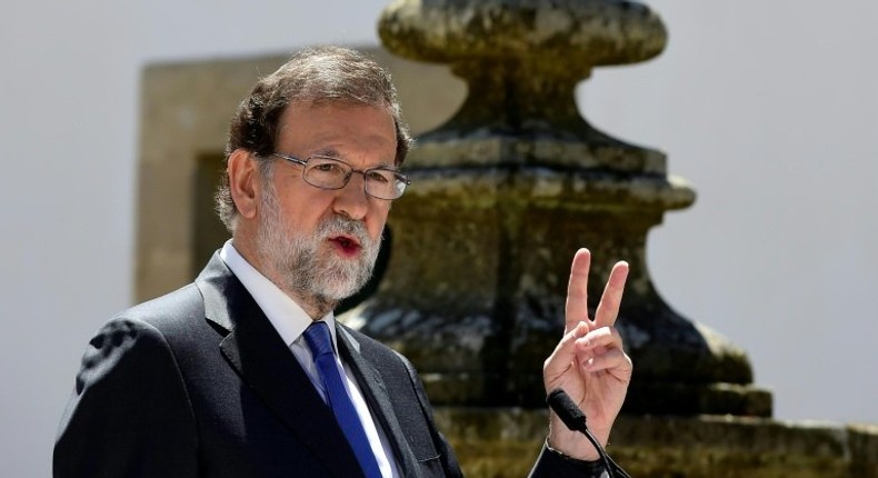 Spanish Prime Minister Mariano Rajoy