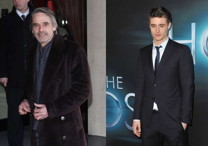 Jeremy Irons i jego przytojny syn Max Irons