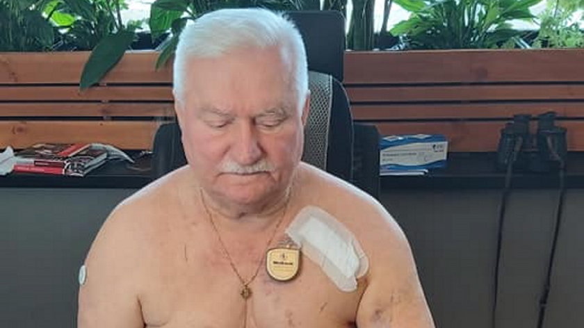 Wałęsa już po operacji serca. "Zmiana opatrunku plus dieta cud"