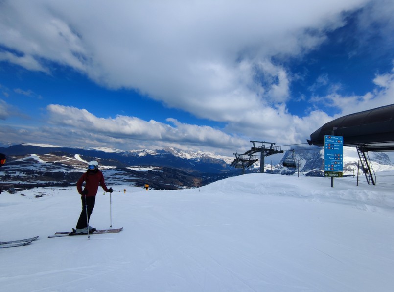 Stoki narciarskie w Alpe di Siusi (Włochy)