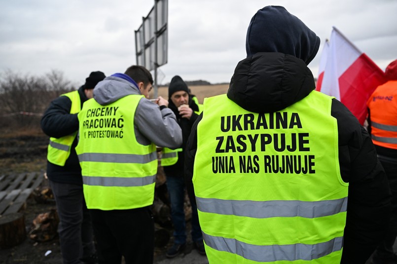 protest rolników